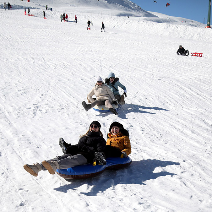 Saklıkent Kayak Merkezi'nde sömestir yoğunluğu