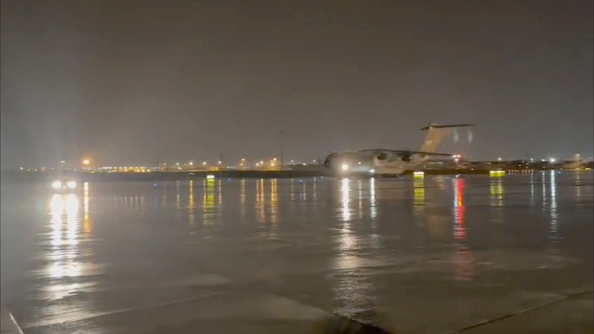 Hava yardım koridoru gece boyunca açık kaldı