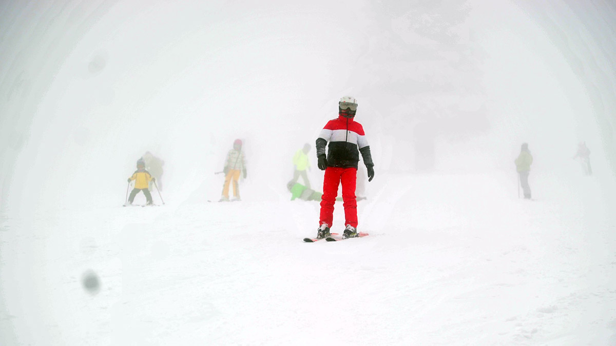 Uludağ'da kar kalınlığı 55 santimetreye ulaştı