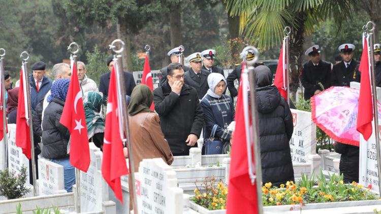 18 Mart'ta Samsun'daki şehitliklere ziyaret
