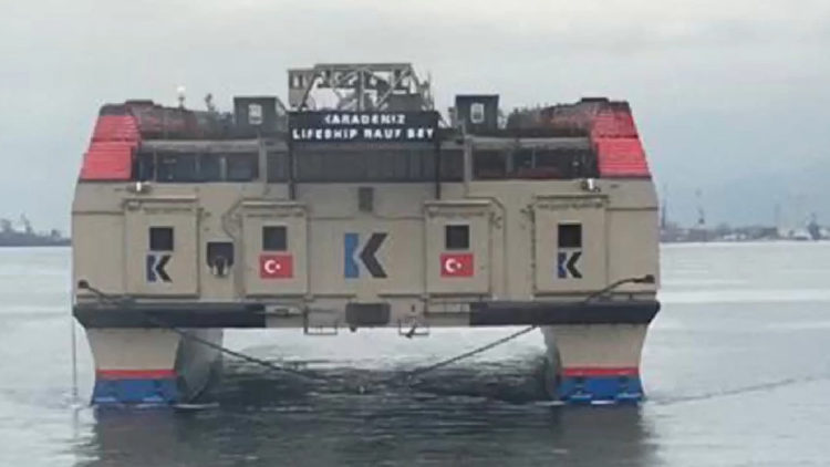 2 bin kişilik Rauf Bey gemisi Hatay'a gidiyor