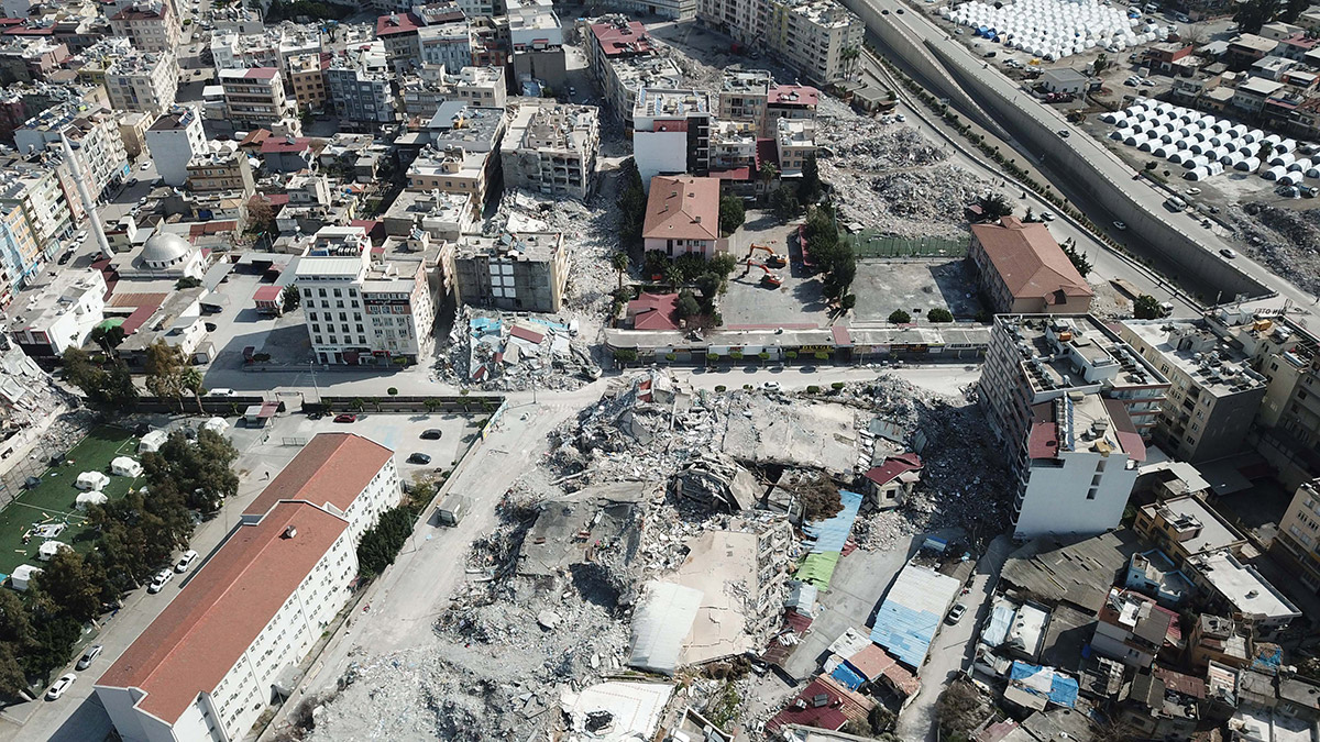 İskenderun'daki son durum havadan görüntülendi