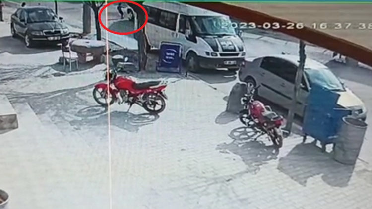 6 yaşındaki Batuhan'ın öldüğü kaza kamerada