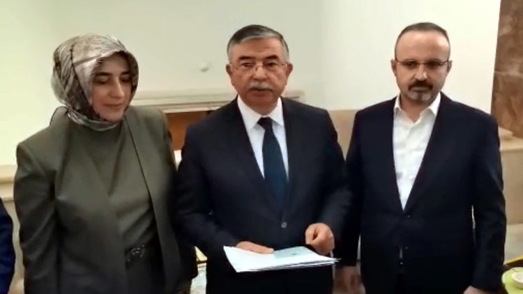 AK Parti Grubu'nun cumhurbaşkanı adayı Erdoğan