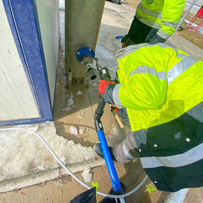 ASKİ'den Malatya'ya mobil içme suyu arıtma tesisi