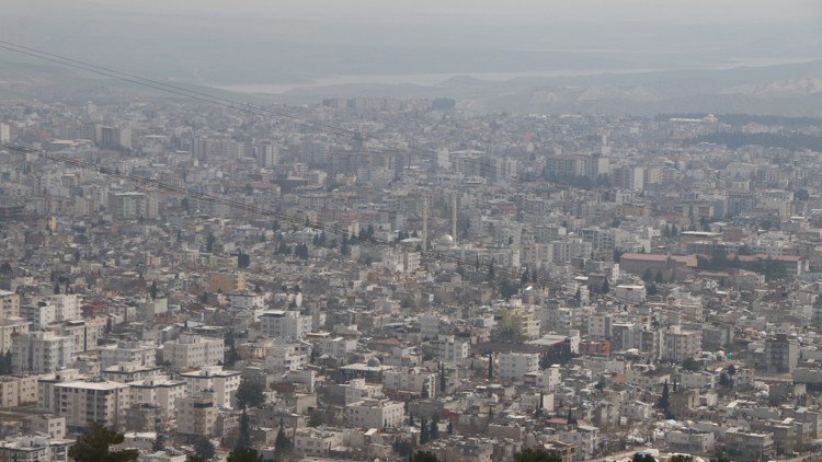 Adıyaman'da toz taşınımı