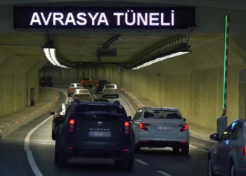 Avrasya Tüneli'nde yılın en yüksek günlük geçişi