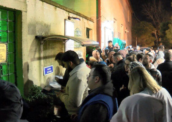 Beykoz'daki Hz. Yuşa Türbesi'nde kandil yoğunluğu