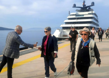 Bodrum'a sezonun ilk kruvaziyeri geldi