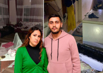 Depremde ağır hasar alan evin kirasını istemiş