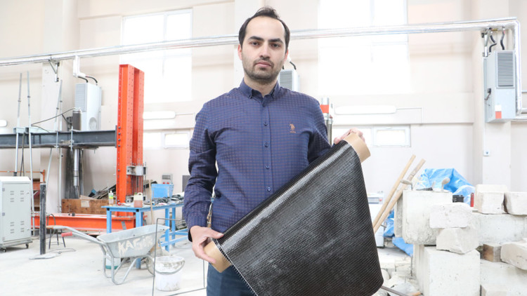 Depreme karşı 'karbon fiber' güçlendirme