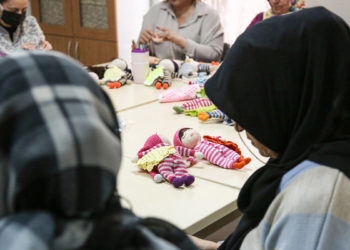 Depremzede kadınlar için amigurumi etkinliği