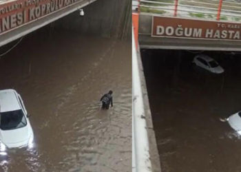Diyarbakır’da sağanak, hayatı olumsuz etkiledi