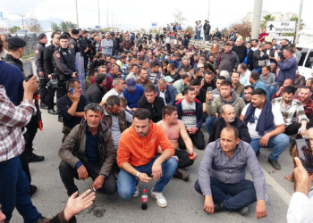 Domates üreticilerinden ihracat kısıtlaması eylemi