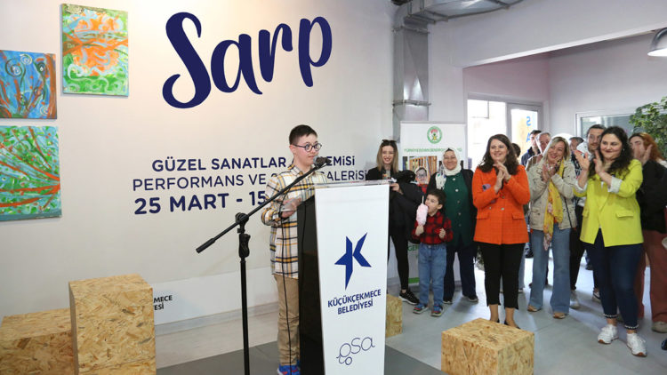 Down sendromlu Sarp’tan farkındalık sergisi