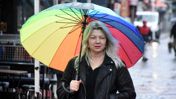 Edirne'de sağanak etkili oldu