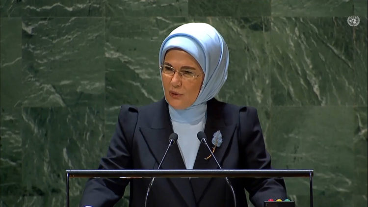 Emine Erdoğan, BM Sıfır Atık Günü özel oturumunda konuştu