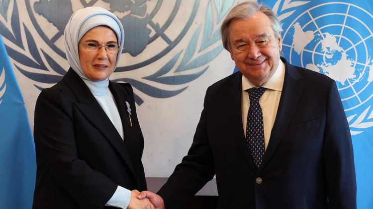 Emine Erdoğan'ın New York temasları