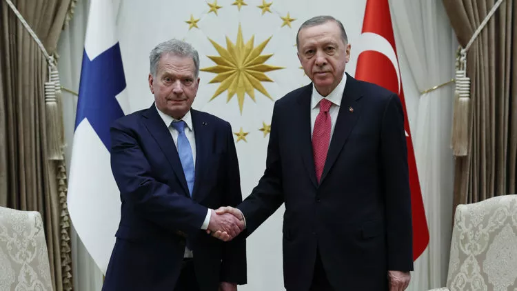 Erdoğan, finlandiya cumhurbaşkanı ile görüştü
