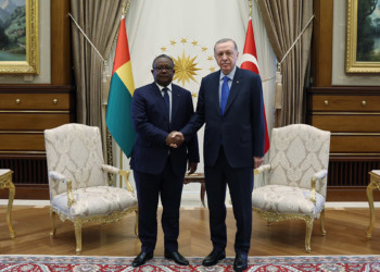 Erdoğan, Gine Bissau Cumhurbaşkanı ile görüştü