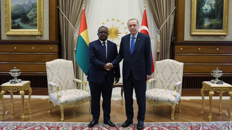 Erdoğan, Gine Bissau Cumhurbaşkanı ile görüştü
