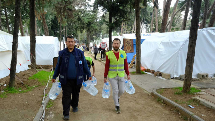 Eskişehir’den deprem bölgesine içme suyu desteği
