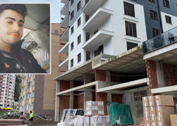 İnşaatın 5'inci katından düşen işçi öldü