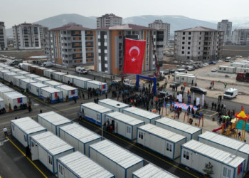 Kahramanmanaş'ta konteyner kent tamamlanıyor
