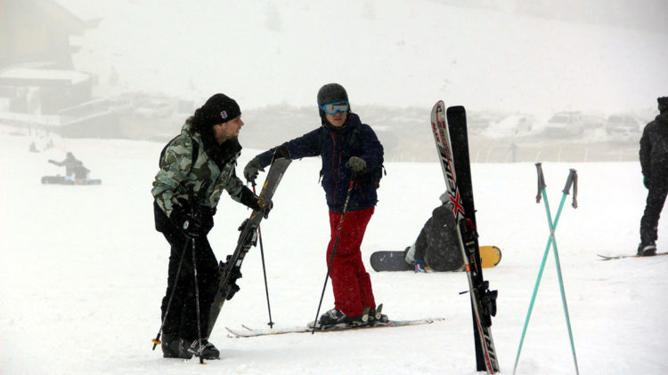 Kartalkaya'da kayak sezonu sona erdi