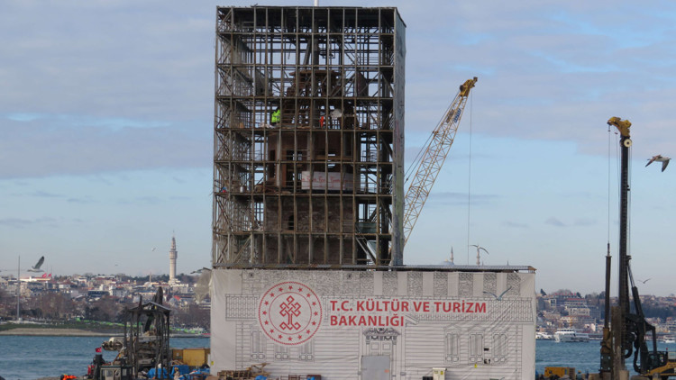 Kız Kulesi restorasyonunda son durum