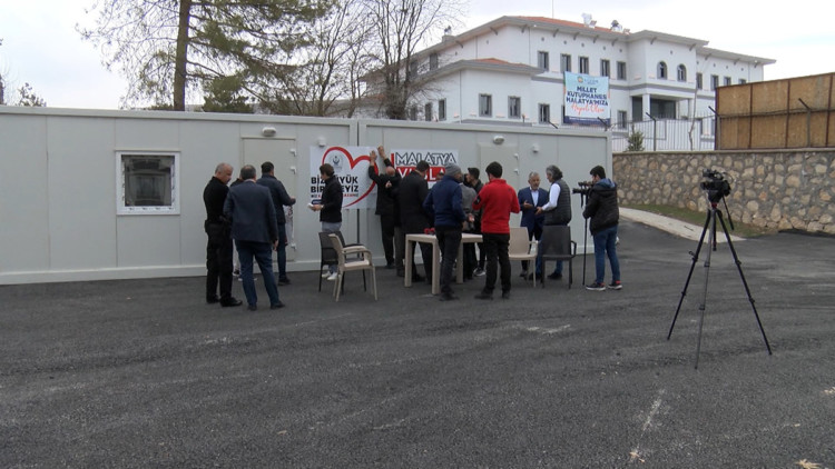 Malatya'da yerel TV'ye konteyner stüdyo desteği