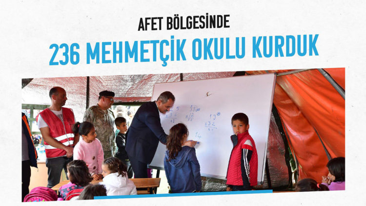 Mehmetçik okullarının sayısı 236’ya ulaştı