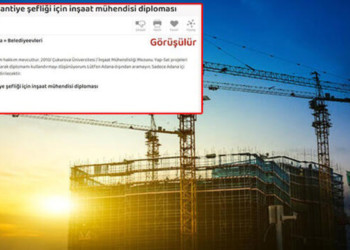 Mühendislerin 'kiralık-satılık diploma' ilanı