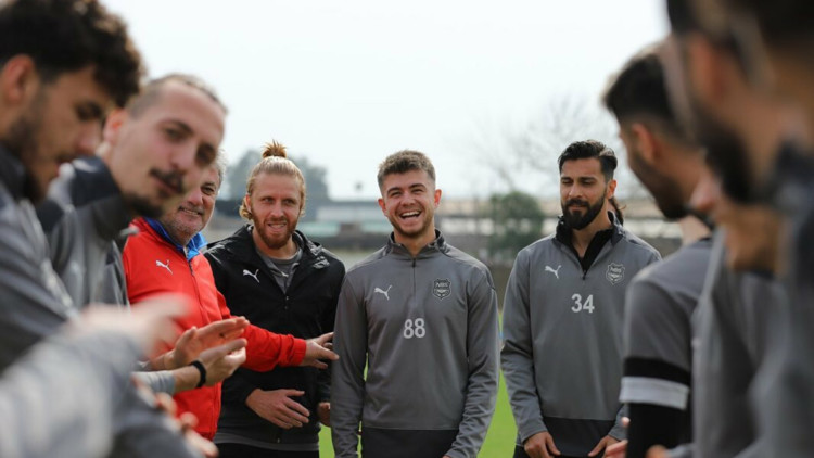 Nazilli Belediyespor Berkay Aydoğmuş'u uğurladı