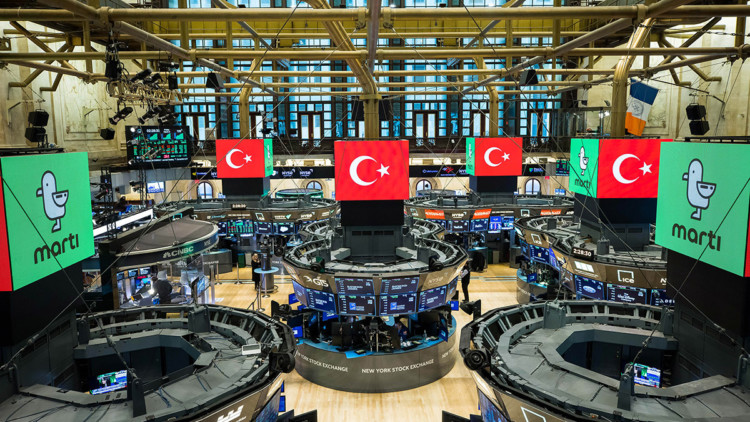 New York Borsası'ndan Martı’ya karışılama