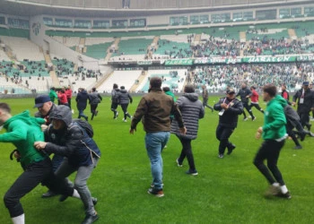 Olaylı amedspor maçında 9 kişi gözaltına alındı