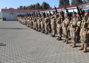 Osmaniye’ye gelen Bingöl jandarması uğurlandı