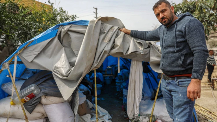 Samandağ'da depremzedelerin çadır ihtiyacı