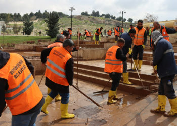 Şanlıurfa'da sel temizliği devam ediyor
