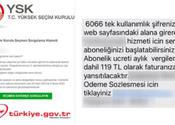 'Seçmen kaydınızı sorgulayın' tuzağı