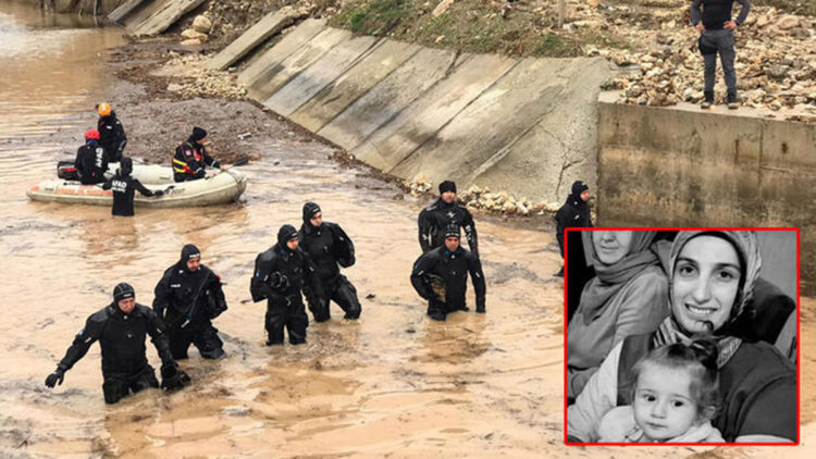 Sele kapılan anne ve bebeği 6 gündür aranıyor