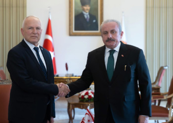 Şentop, KKTC'li mevkidaşı Zorlu Töre ile görüştü