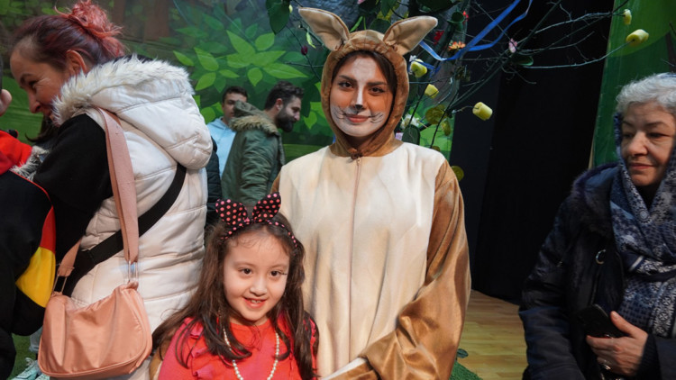 Sihirli orman depremzede çocuklar için sahnelendi