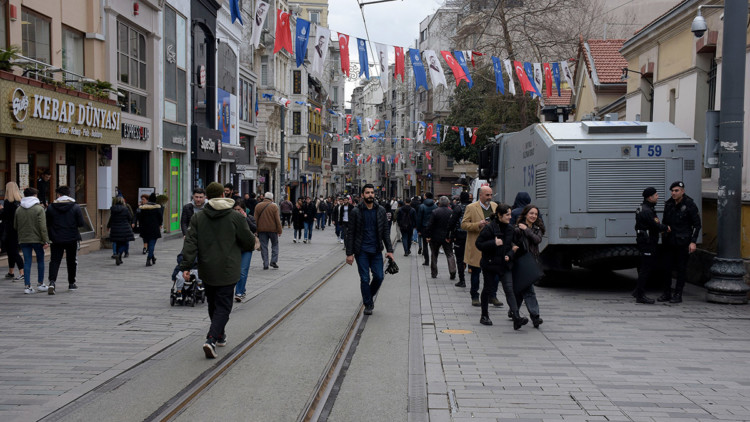 Taksim'de 8 Mart önlemleri