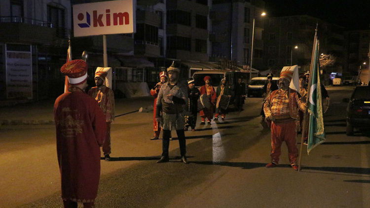 Tekirdağlılar sahura mehter marşlarıyla uyanıyor