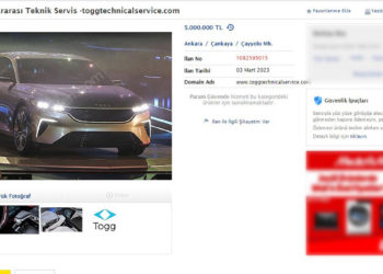 Togg uzantılı internet adreslerini alıp satışa çıkardılar