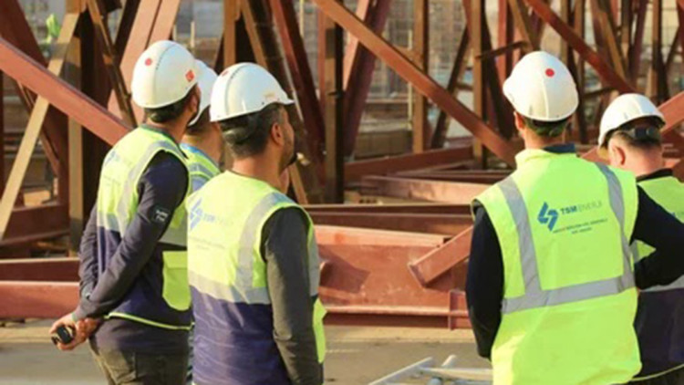 Akkuyu'da türbin binasındaki çatının montajı tamamlandı