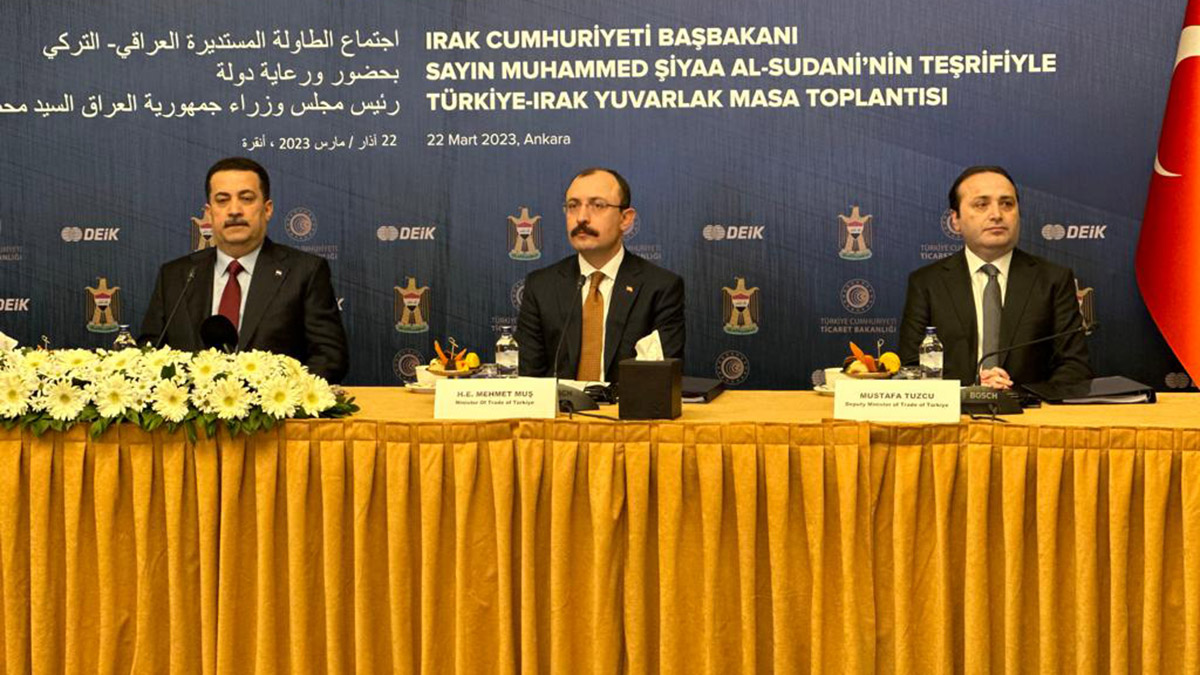 Türkiye-Irak Cumhuriyeti Yuvarlak Masa Toplantısı yapıldı