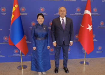 Mevlüt Çavuşoğlu Moğolistan Dışişleri Bakanı ile görüştü