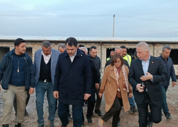 Bakan Kurum, geçici barınma alanlarında inceleme yaptı